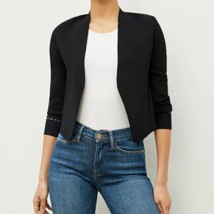 MM LAFLEUR SANT AMBROEUS JARDIGAN IN BLACK SIZE M